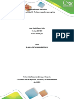 Unidad 2 - Actividad 3 - Realizar Una Auditoría Energética