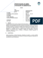 Silabo Finanzas Ii PDF
