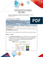 Guía de actividades y rubrica de evaluación - Unidad 2 - Tarea 4 - Speaking Task