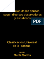 IPEF - Clasificacion de Danzas