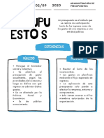 Foro 2 Diferencias Entre Presupuesto Publico y Privado PDF