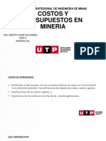 COSTOS Y PRESUPUESTOS EN MINERIA S03.s1. Tema 01 PDF