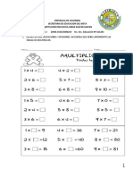 Repaso de Multiplicación y División 3a 16 de 2020 PDF