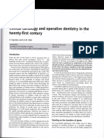 Clinical cariology and operative dentistry in the 21st century
