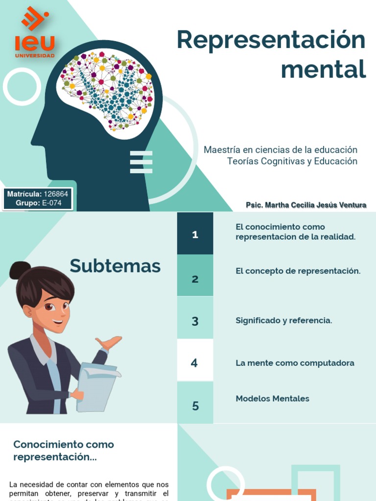 Definición de Representación Mental | PDF | Mente | Concepto