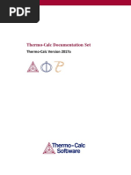 Thermo Calc Documentation Set