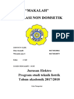 Makalah Instalasi Non Domsetik