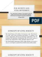 Civil Society and Social Movement