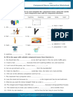 Compound Nouns Interactive Worksheet