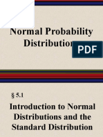 Normal Probability Distributions