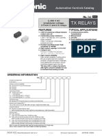 TX Relays: Typical Applications Features