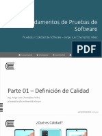 Semana 01 - Pruebas y Calidad de Software PDF