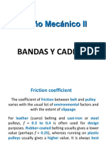 Diseño Mecánico II: Bandas y Cadenas