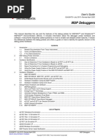 MSP Debuggers: User's Guide