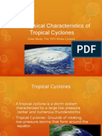 The Physical Characteristics of Tropical Cyclones: Case Study: The 1970 Bhola Cyclone