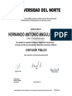 Hernando Antonio Angulo Viloria: Contador Público