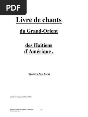 Livre De Chants Pdf Experience Et Comportement Religieux Doctrines Et Croyances Religieuses