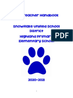 New Teacher Handbook 2020