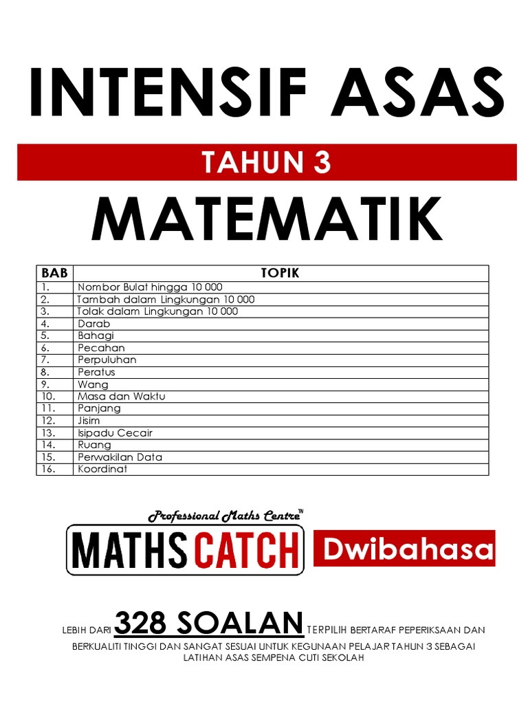 Dwibahasa Modul Latihan Asas Matematik Tahun 3 Pdf