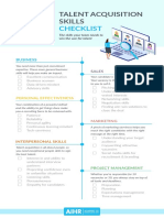 AIHR - Talent Acquisition Skills Checklist