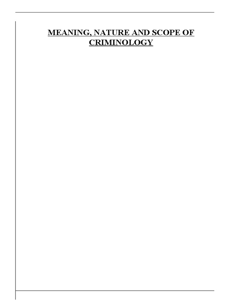 meaning-nature-and-scope-of-criminology-pdf-criminology-penology