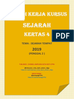 Contoh KK Sejarah 2019