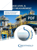 Multiphase Level & Interface Measurement: Optimal Monitoring of Separation Processes