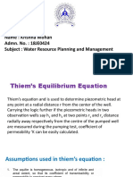 Presentation On Theims Equilibrium Equation