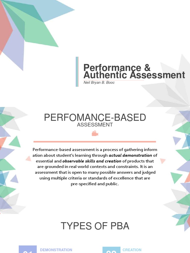 Performance-Based Assessment Guide | PDF | Educational Assessment ...