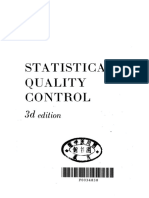 Statistical Quality Control by Eugene L. Grant PDF