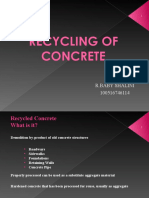 Recycling of Concrete