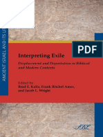 Brad E. Kelle, Frank Richtel Ames, Jacob L. Wright-Interpreting Exile - Displacement and Deportation in Biblical and Modern Contexts-Society of Biblical Liter