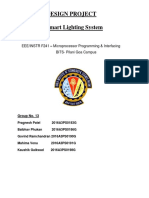 Design Project Smart Lighting System: Eee/Instr F241 - Microprocessor Programming & Interfacing BITS-Pilani Goa Campus