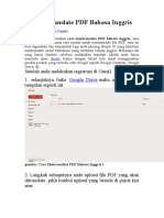 Ara Mentranslate PDF Bahasa Inggris