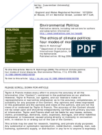 Kamminga, Menno R. - The Ethics of Climate Politics - Four Modes of Moral Discourse