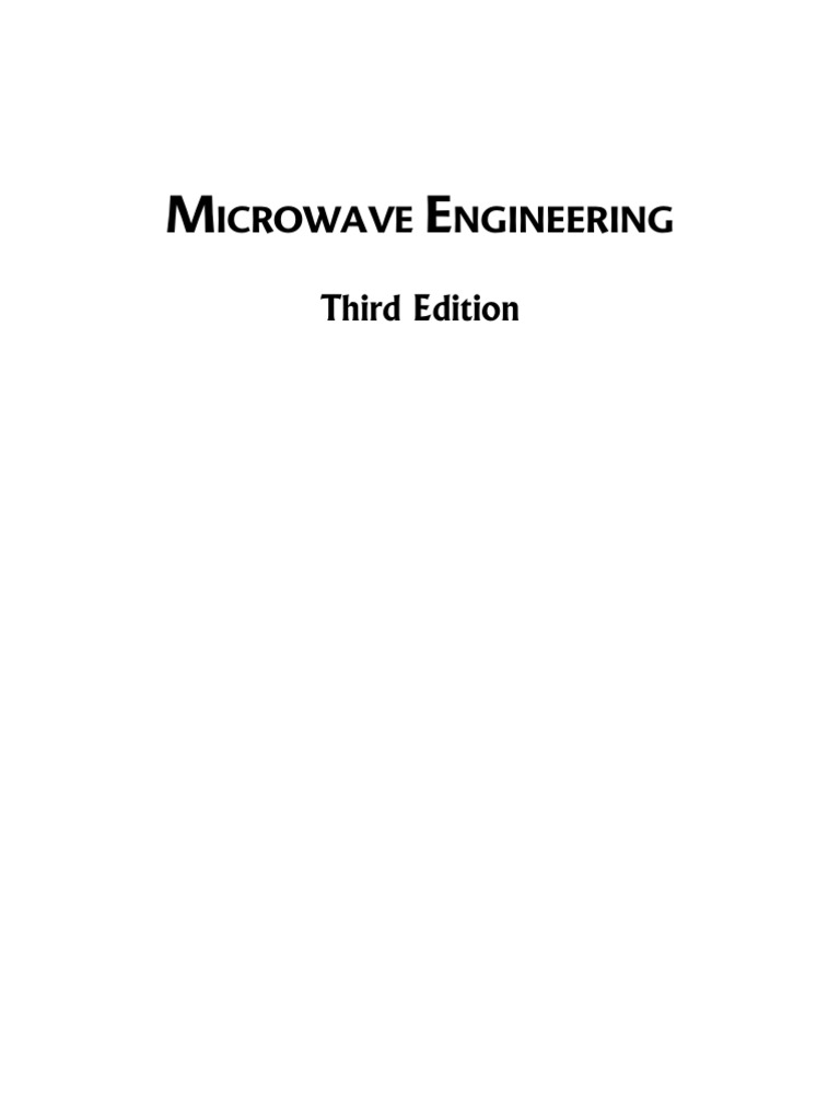 Text 1 Pdf Microwave Electronic Circuits
