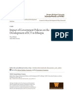 Impact of Government Policies on ICT Development in Ethiopia