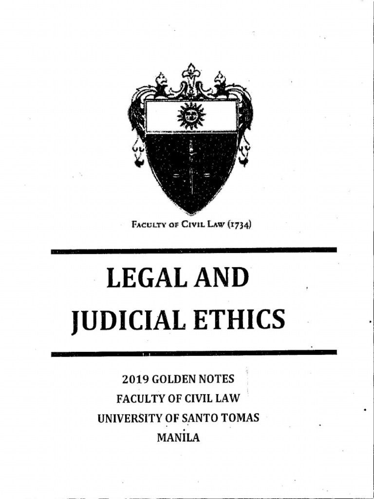 2019 UST GN Ethics PDF | PDF | Practice Of Law | Lawyer