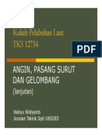 Pelabuhan Laut - Angin, Pasut, Gelombang (Lanjutan)