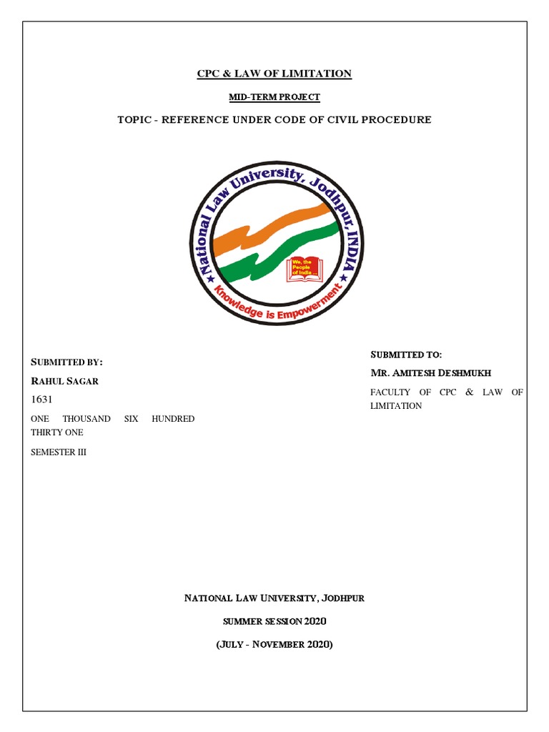 CPC Reference and Review Process Explained | PDF | Judgment (Law ...