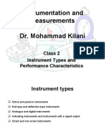 Class 2 - Instrument Types and Performance Characteristics