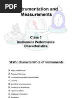 Class 3 - Performance Characteristics