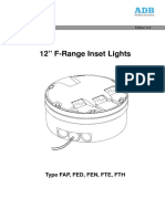 ADB - 12" F-Range Inset Lights (Treshold) - FTH-1-200-G