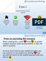 Core 1: Revision Past Paper Questions (Edexcel)