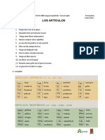 Ficha 9 - Los Artículos