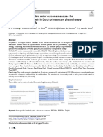 Development of A Standard Set of Outcome Measures For Non-Specific Low Back Pain in Dutch Primary Care Physiotherapy Practices: A Delphi Study