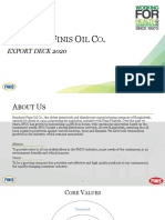 STANDARD FINIS OIL CO. EXPORT DECK 2020