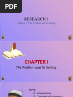 Chapter 1 The Problem and Its Settings