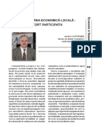 Dezvoltarea Economica Locala PDF