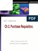 Ch.2 Purchase Requisition